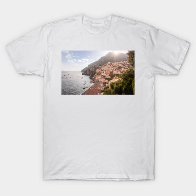 Amalfi Coastline T-Shirt by jswolfphoto